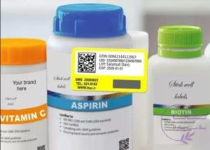 نمونه لیبل دارو